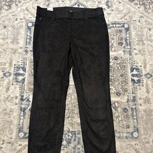 Emily B Women's Black “Suede Look” Pants